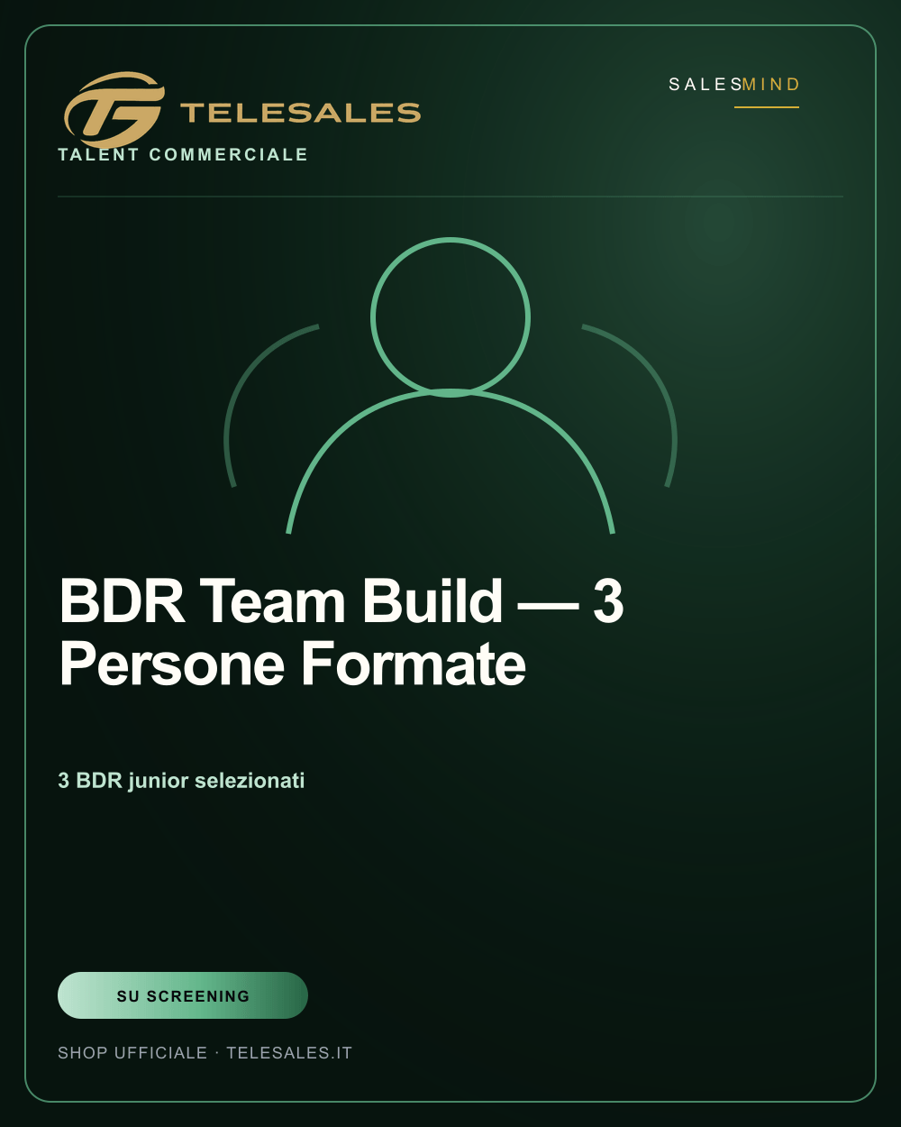 BDR Team Build — 3 Persone Formate