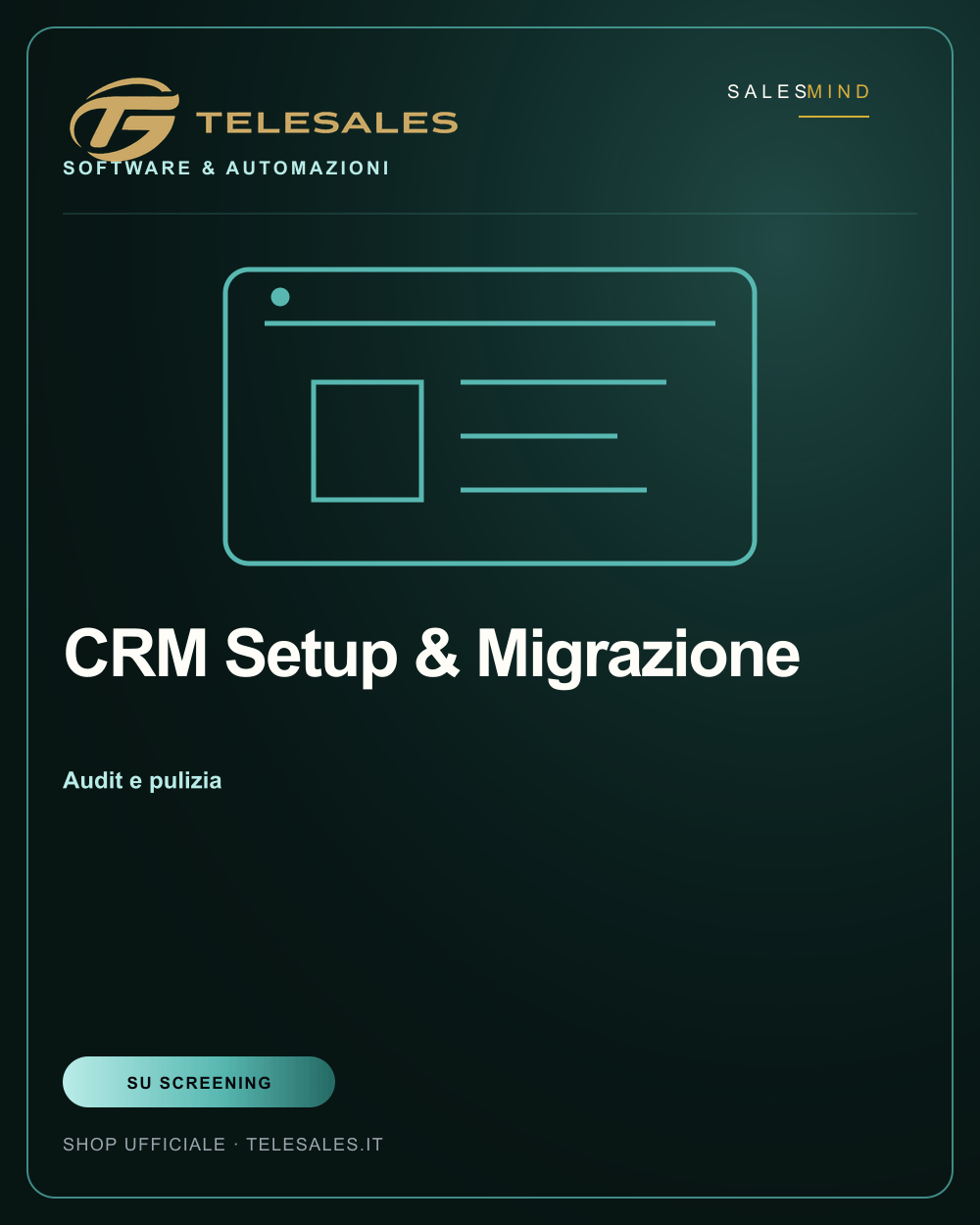 CRM Setup & Migrazione