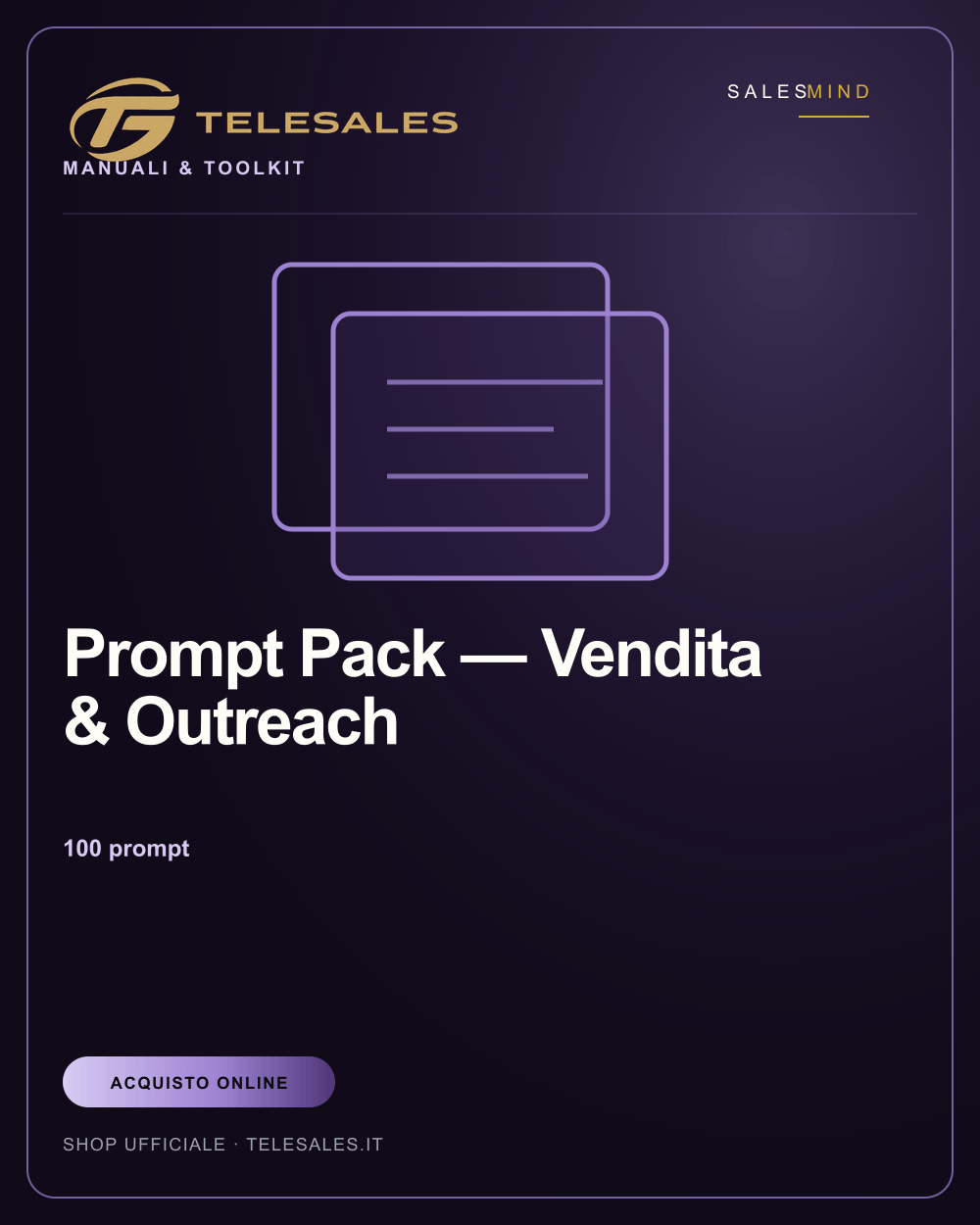 Prompt Pack — Vendita & Outreach